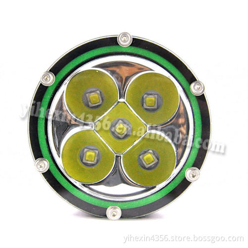 Boruit EFL0733 Magnetic Rotating Switch Waterproof Aluminum Alloy Diving Flashlight